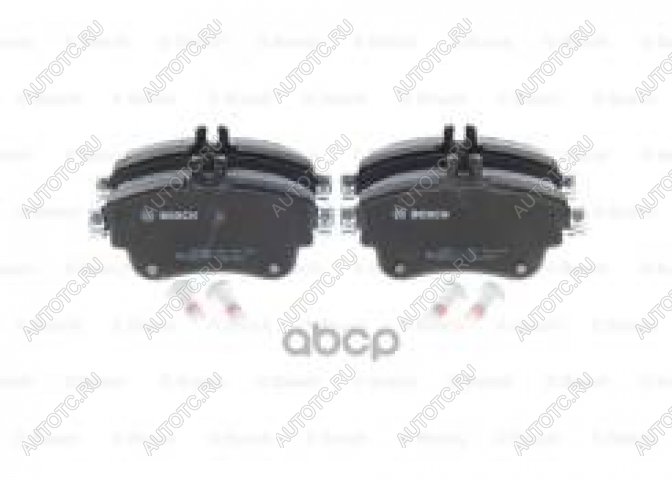 3 179 р. Колодки тормозные передние (4шт.) BOSCH Mercedes-Benz A class W176 дорестайлинг, хэтчбэк 5 дв. (2012-2015)  с доставкой в г. Воронеж