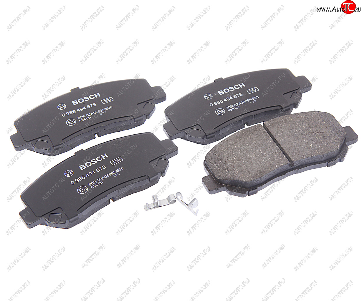 3 999 р. Колодки тормозные передние (4шт.) BOSCH Mazda CX-5 KE дорестайлинг (2011-2014)  с доставкой в г. Воронеж