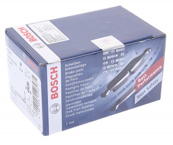 2 299 р. Колодки тормозные задние (4шт.) BOSCH Mazda 3/Axela BM дорестайлинг, хэтчбэк (2013-2016)  с доставкой в г. Воронеж. Увеличить фотографию 3