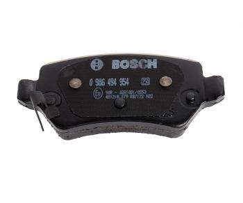 3 069 р. Колодки тормозные задние (4шт.) BOSCH KIA Ceed 2 JD дорестайлинг универсал (2012-2016)  с доставкой в г. Воронеж. Увеличить фотографию 4