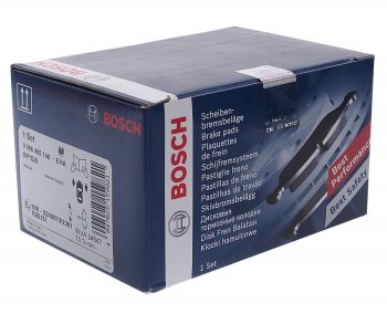 2 499 р. Колодки тормозные передние (4шт.) BOSCH Nissan Almera Classic седан B10 (2006-2013)  с доставкой в г. Воронеж. Увеличить фотографию 2