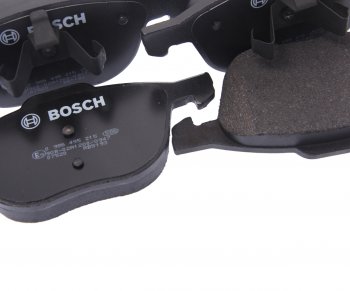 2 499 р. Колодки тормозные передние (4шт.) BOSCH  Ford Focus  2 (2004-2011), Mazda 3/Axela ( BK,  BL,  BM,  BP) (2003-2025)  с доставкой в г. Воронеж. Увеличить фотографию 2