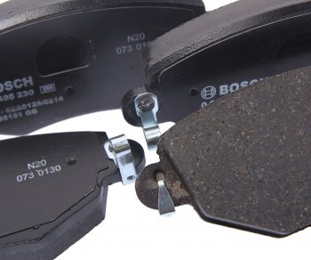 2 999 р. Колодки тормозные передние (4шт.) BOSCH Ford Mondeo Mk3,BWY дорестайлинг, универсал (2000-2003)  с доставкой в г. Воронеж. Увеличить фотографию 2