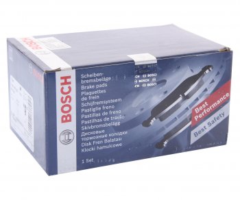 2 999 р. Колодки тормозные передние (4шт.) BOSCH Ford Mondeo Mk3,BWY дорестайлинг, универсал (2000-2003)  с доставкой в г. Воронеж. Увеличить фотографию 3