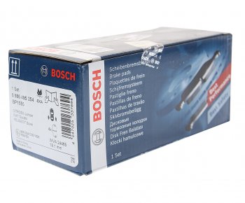 1 869 р. Колодки тормозные задние (4шт.) BOSCH Peugeot Boxer 250 (2006-2014)  с доставкой в г. Воронеж. Увеличить фотографию 2