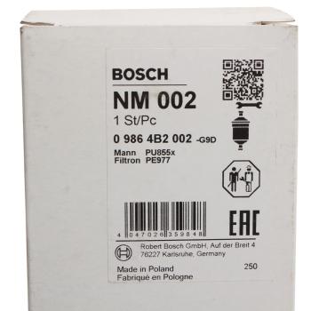1 199 р. Фильтр топливный MAN TGA BOSCH BOSCH 09864b2002  с доставкой в г. Воронеж. Увеличить фотографию 4