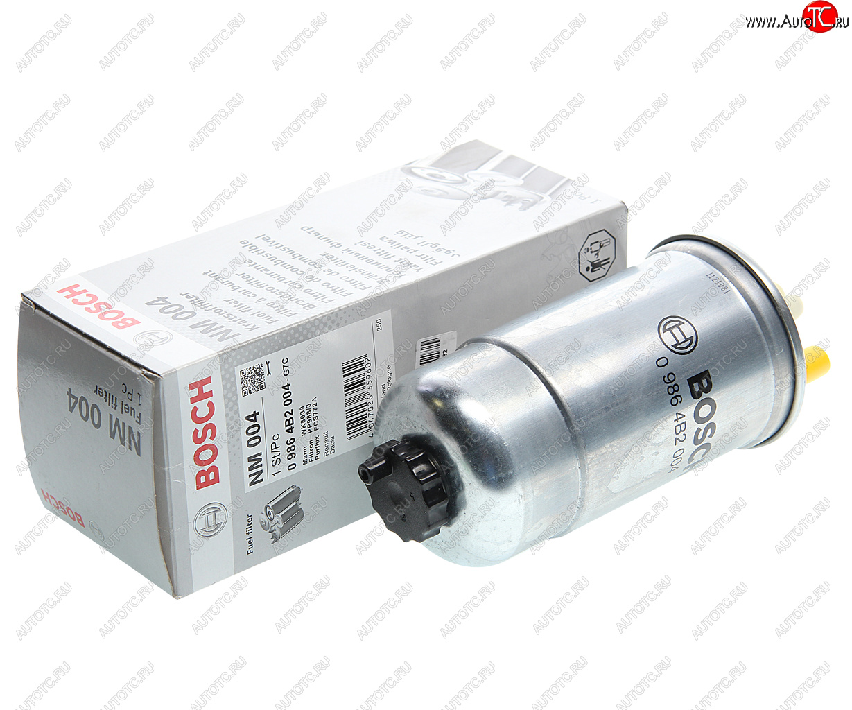 2 099 р. Фильтр топливный RENAULT Duster (10-) BOSCH BOSCH 09864b2004  с доставкой в г. Воронеж