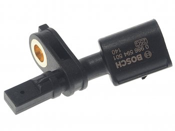 2 989 р. Датчик АБС VW Polo AUDI A1,A3 SKODA Fabia,Octavia (00-) колеса переднего правого BOSCH BOSCH 0986594501  с доставкой в г. Воронеж. Увеличить фотографию 1