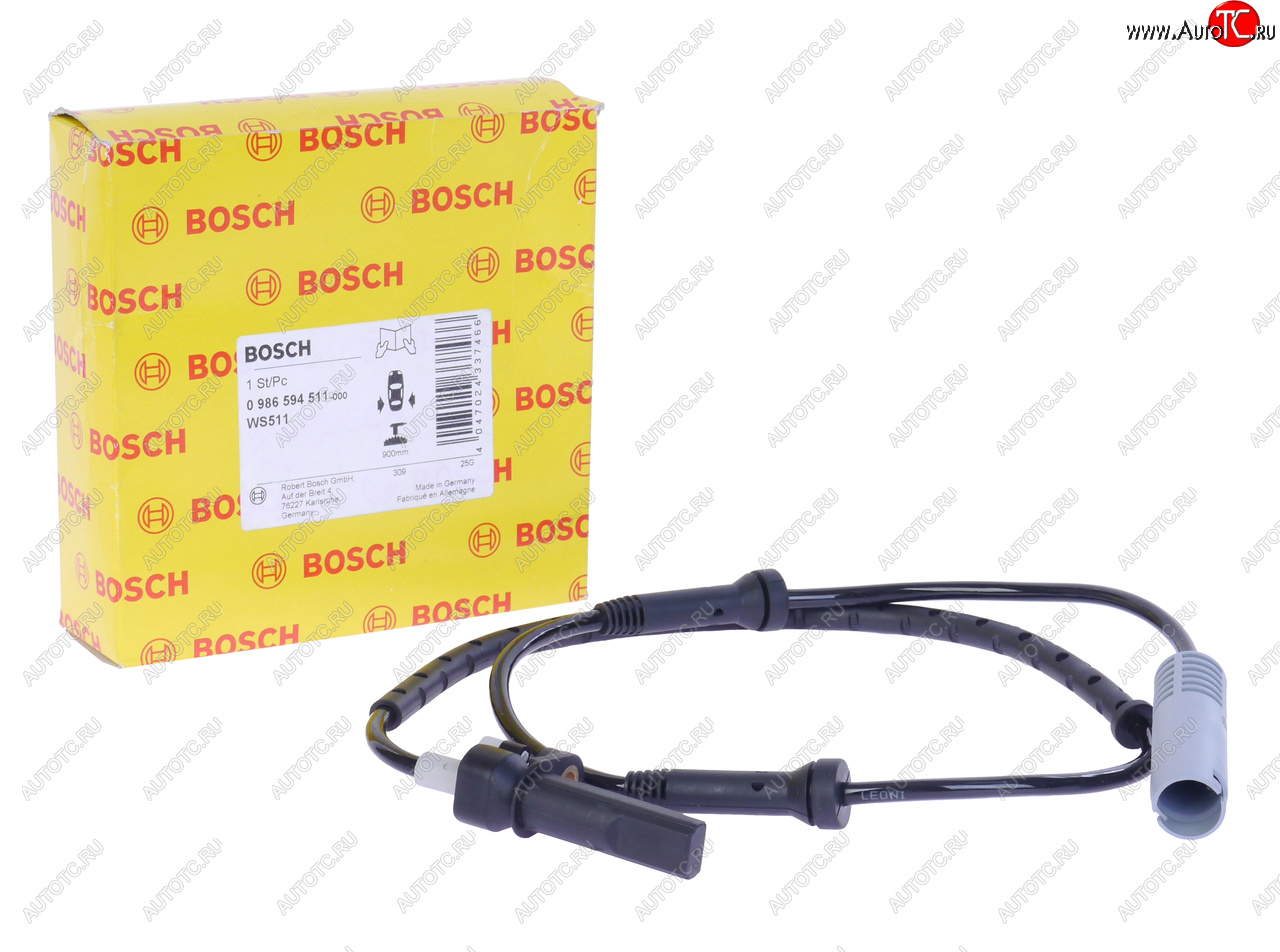 5 799 р. Датчик АБС BMW E39 колеса заднего BOSCH BOSCH 0986594511  с доставкой в г. Воронеж