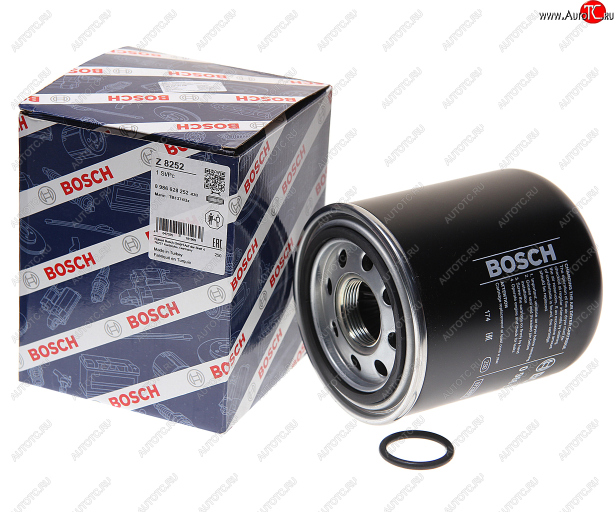 3 099 р. Фильтр осушителя SCANIA 4 series,P,G,R,T RENAULT Midlum (M41мм,G1 14) BOSCH BOSCH 0986628252  с доставкой в г. Воронеж