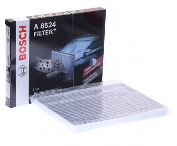 1 369 р. Фильтр воздушный салона NISSAN Qashqai (J10E),X-Trail (T31) угольный BOSCH BOSCH 0986628524  с доставкой в г. Воронеж. Увеличить фотографию 2