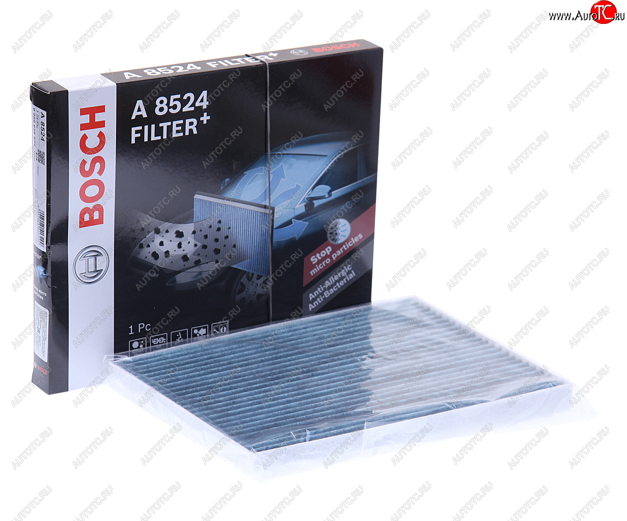 1 369 р. Фильтр воздушный салона NISSAN Qashqai (J10E),X-Trail (T31) угольный BOSCH BOSCH 0986628524  с доставкой в г. Воронеж