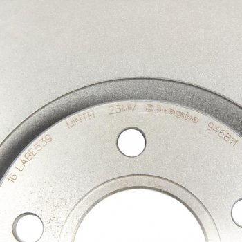 6 799 р. Диск тормозной FORD Focus 2,3,C-Maх,Kuga VOLVO C30,S40 (300х25) передний (1шт.) BREMBO BREMBO 09.9468.11  с доставкой в г. Воронеж. Увеличить фотографию 3