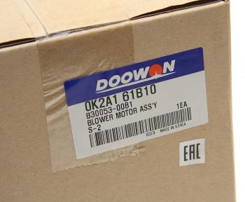 2 999 р. Мотор отопителя KIA Spectra (00-) DOOWON DOOWON 0k2a1-61b10  с доставкой в г. Воронеж. Увеличить фотографию 3