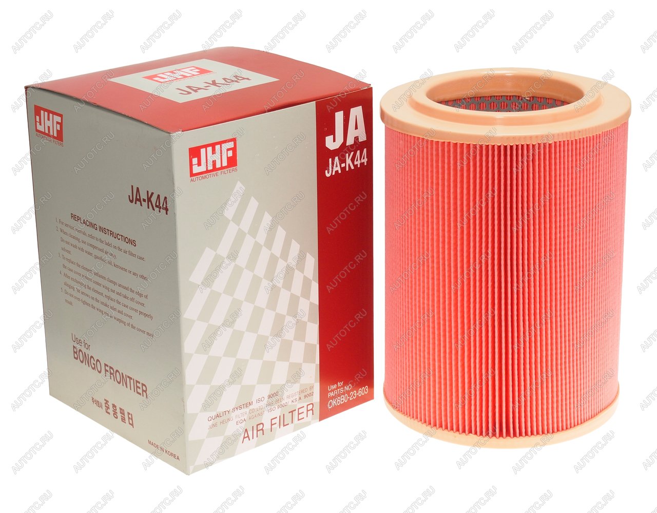 829 р. Фильтр воздушный KIA Bongo 3 (06-) (2.73.0) (JA-K44) JHF JHF 0k6b0-23603  с доставкой в г. Воронеж