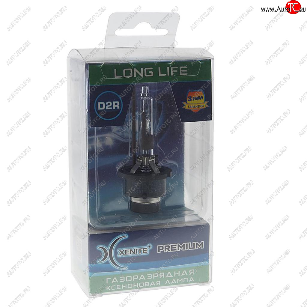 1 329 р. Лампа ксеноновая D2R P32d-3 4300K бокс (1шт.) LLong Life Premium XENITE XENITE 1002034  с доставкой в г. Воронеж