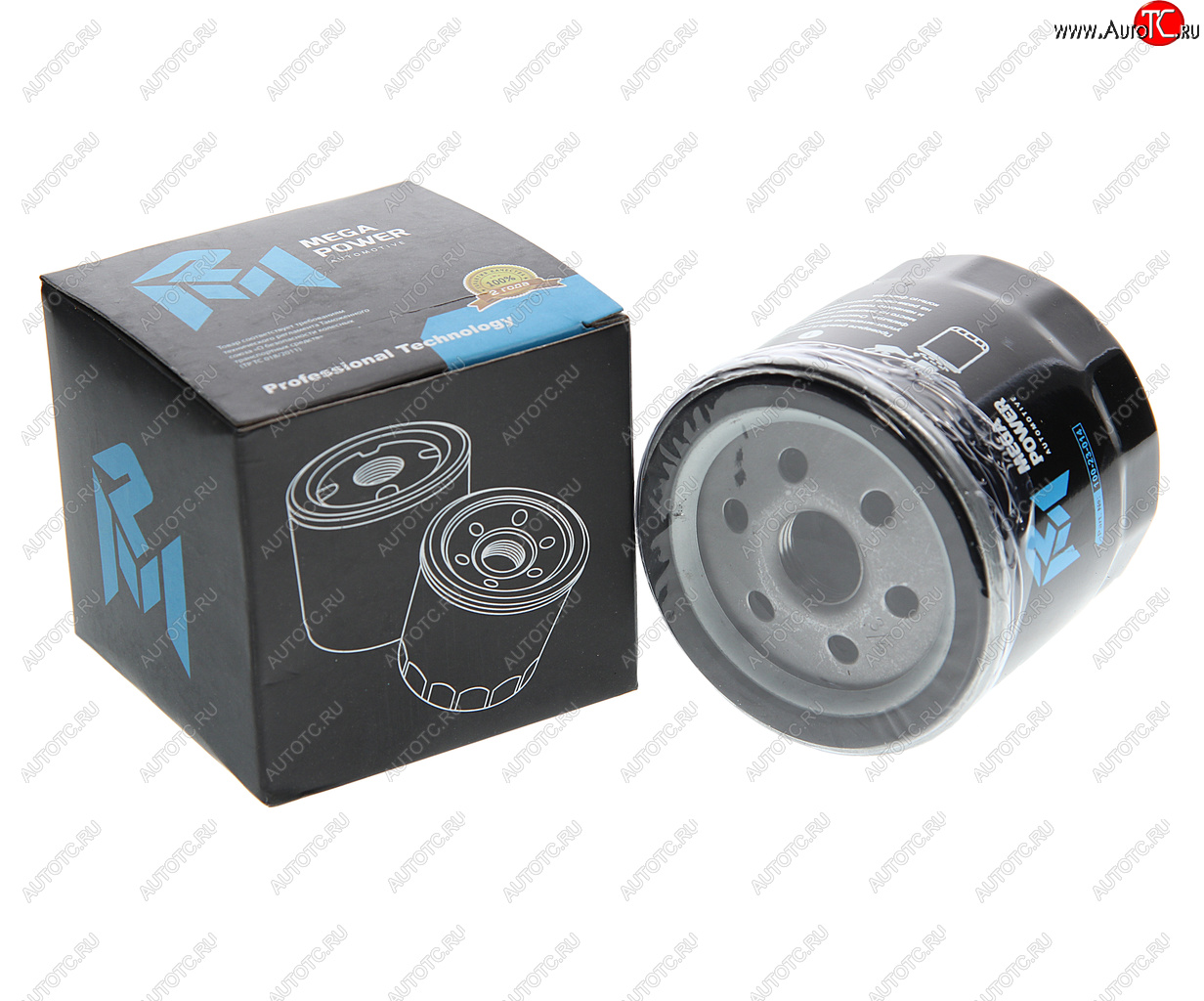 181 р. Фильтр масляный FORD Fiesta (01-08) MEGAPOWER MEGAPOWER 100-23-014  с доставкой в г. Воронеж