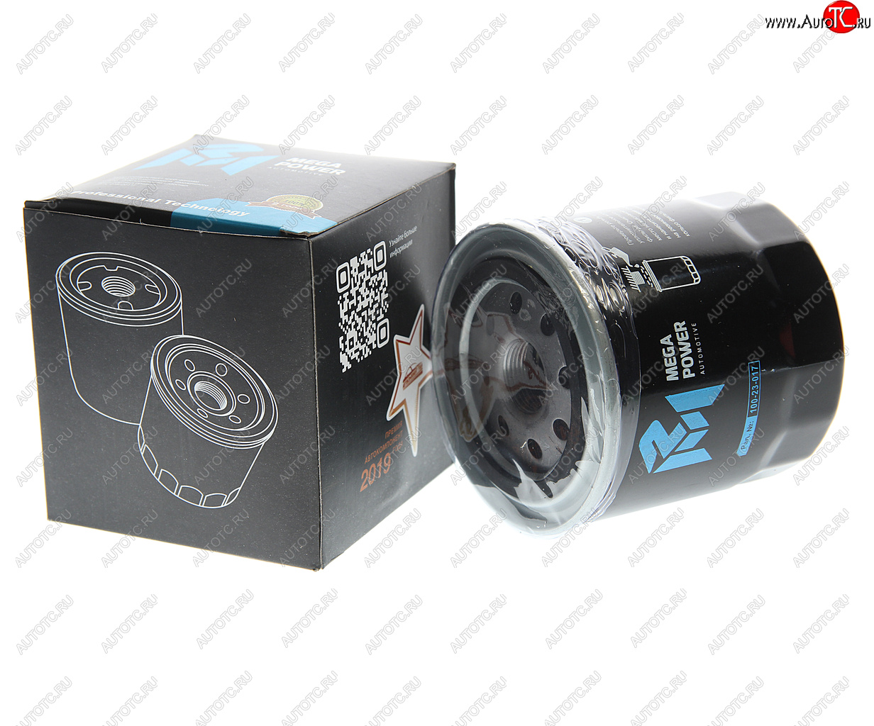 191 р. Фильтр масляный FORD Mondeo 1,2,3 (94-04-) MAZDA MPV 2 (99-02),Tribute (00-) MEGAPOWER MEGAPOWER 100-23-017  с доставкой в г. Воронеж