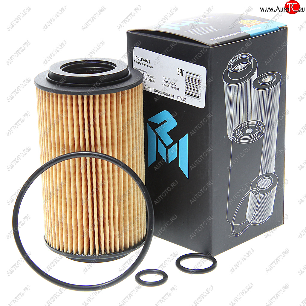 206 р. Фильтр масляный MERCEDES C,E,S,ML,G,Sprinter (M112,M113) LAND ROVER Range Rover MEGAPOWER MEGAPOWER 100-23-031  с доставкой в г. Воронеж