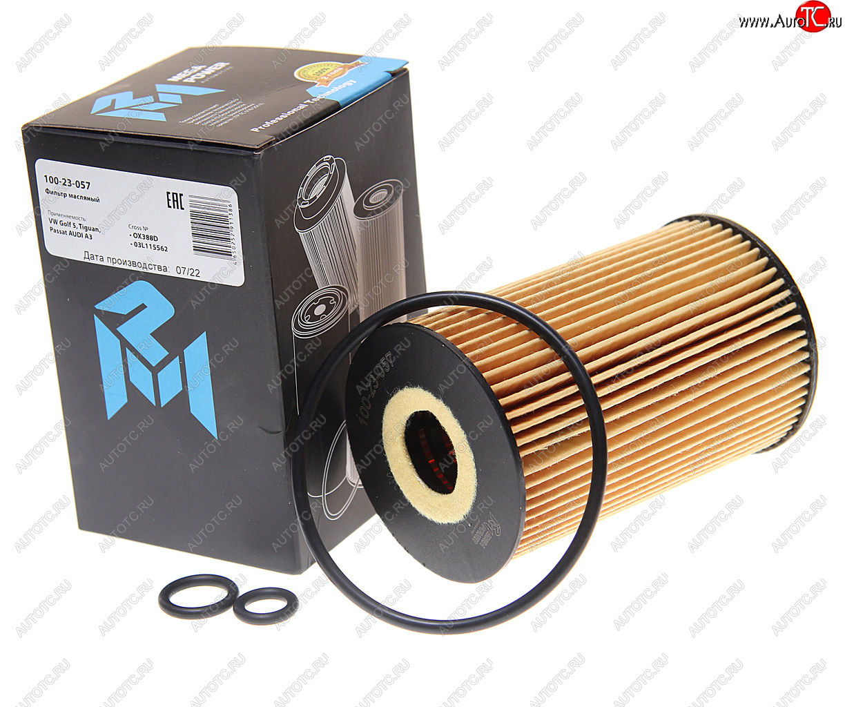 171 р. Фильтр масляный VW Golf 5,Tiguan,Passat AUDI A3 MEGAPOWER MEGAPOWER 100-23-057  с доставкой в г. Воронеж