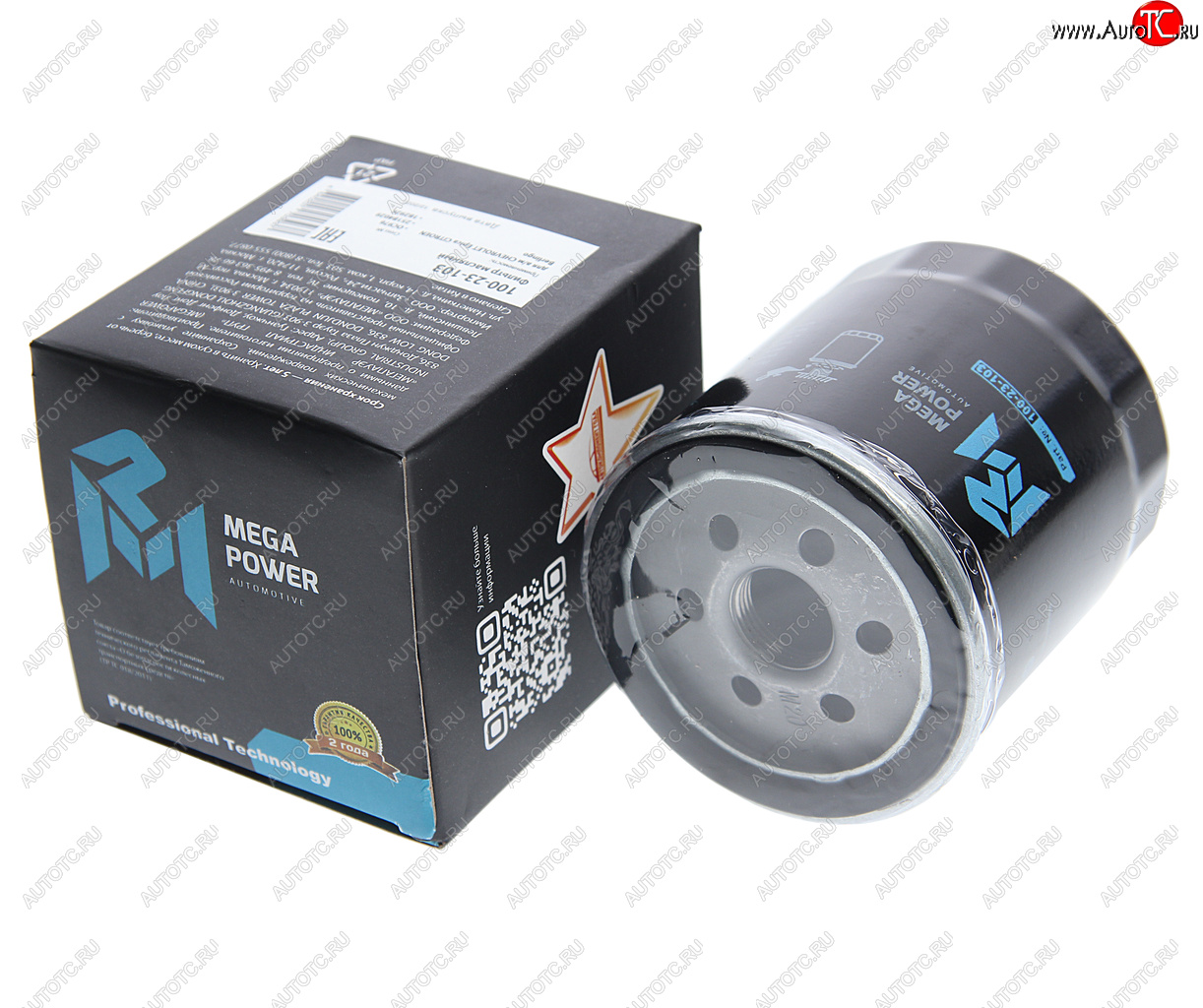 234 р. Фильтр масляный CHEVROLET Epica CITROEN Berlingo MEGAPOWER MEGAPOWER 100-23-103  с доставкой в г. Воронеж