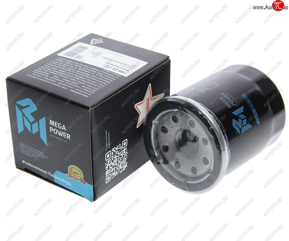 156 р. Фильтр масляный NISSAN KIA MAZDA HONDA OPEL MEGAPOWER MEGAPOWER 100-23-132  с доставкой в г. Воронеж