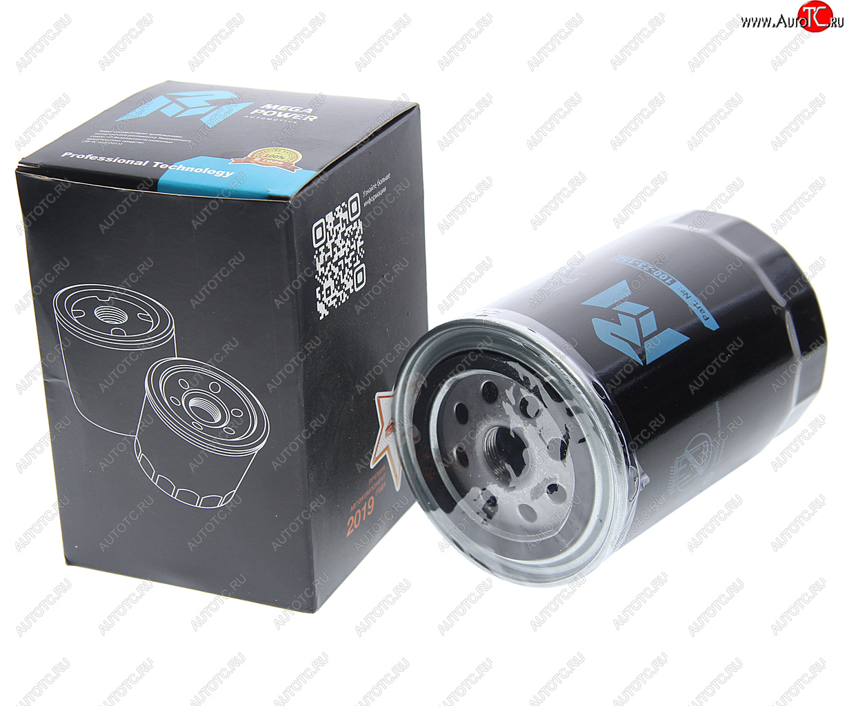 227 р. Фильтр масляный VW AUDI (1.9 TDI) MEGAPOWER MEGAPOWER 100-23-152  с доставкой в г. Воронеж