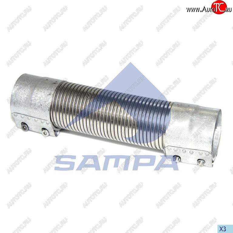 1 479 р. Гофра MERCEDES Atego выхлопной системы (d=75мм) SAMPA SAMPA 100.262  с доставкой в г. Воронеж
