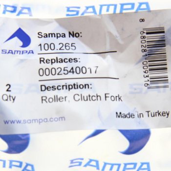 284 р. Ролик вилки MERCEDES сцепления SAMPA SAMPA 100.265  с доставкой в г. Воронеж. Увеличить фотографию 3