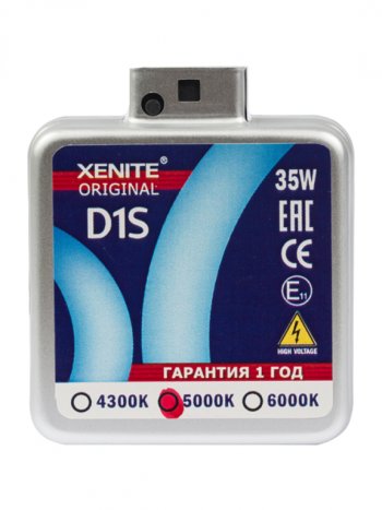 1 299 р. Лампа ксеноновая D1S 5000K блистер (1шт.) XENITE XENITE 1004114  с доставкой в г. Воронеж. Увеличить фотографию 4