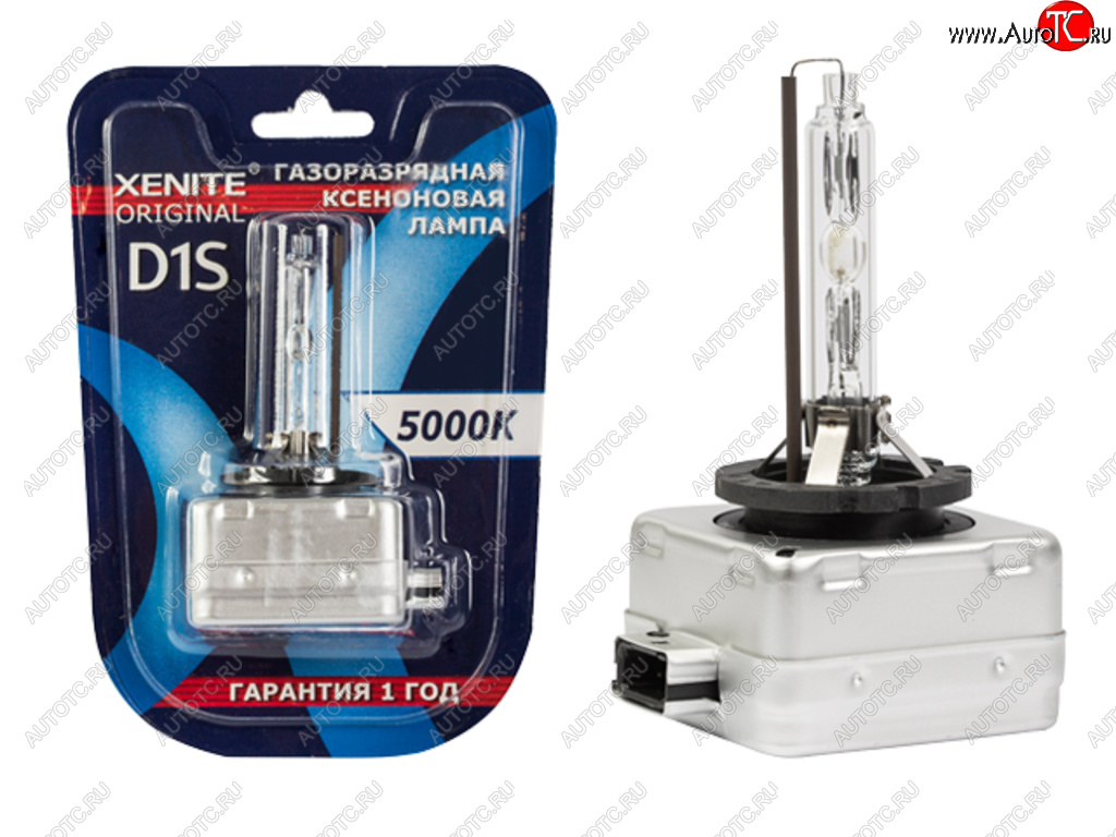 1 299 р. Лампа ксеноновая D1S 5000K блистер (1шт.) XENITE XENITE 1004114  с доставкой в г. Воронеж
