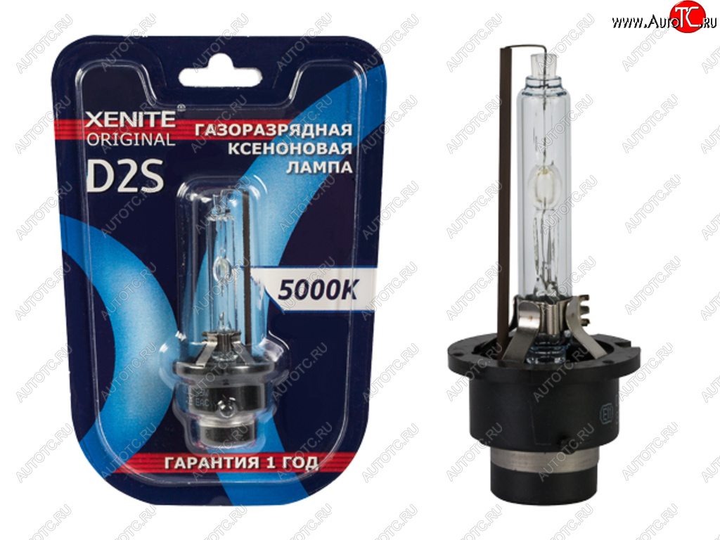 759 р. Лампа ксеноновая D2S 5000K блистер (1шт.) XENITE XENITE 1004118  с доставкой в г. Воронеж