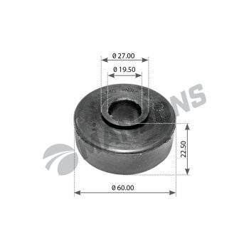 83 р. Втулка амортизатора SCANIA P,G,R,T series кабины (20x59x19) MANSONS MANSONS 100.550  с доставкой в г. Воронеж. Увеличить фотографию 1