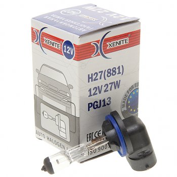 162 р. Лампа 12V H27(881) 27W PGJ13 3200К Standard XENITE XENITE 1007007  с доставкой в г. Воронеж. Увеличить фотографию 2