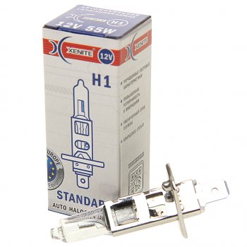 77 р. Лампа 12V H1 55W P14.5s 3200K Standard XENITE XENITE 1007010  с доставкой в г. Воронеж. Увеличить фотографию 1
