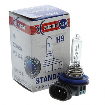 220 р. Лампа 12V H9 65W PGJ19-5 3200К Standard XENITE XENITE 1007016  с доставкой в г. Воронеж. Увеличить фотографию 1
