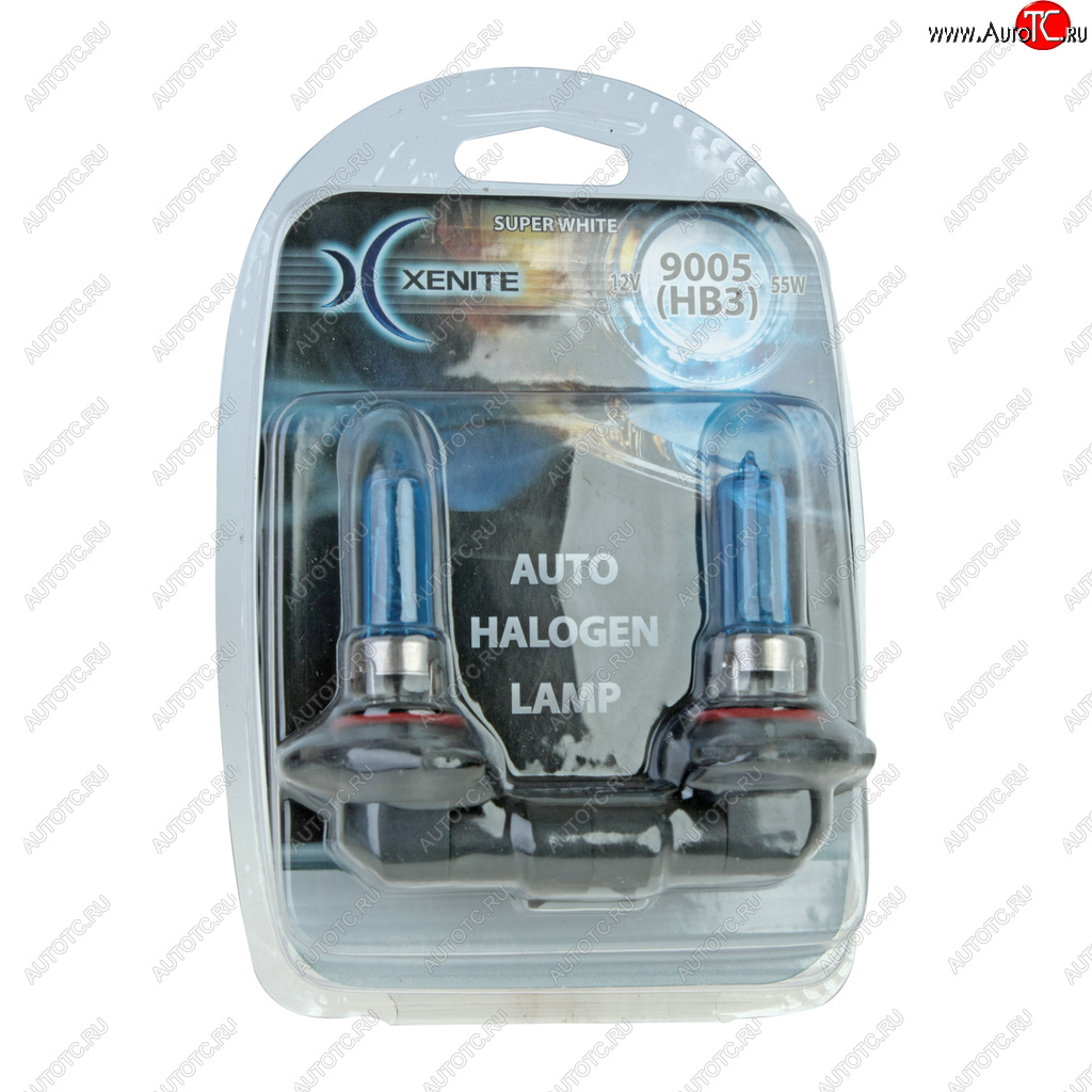 519 р. Лампа 12V HB3(9005) 65W P20d +30% 4000К блистер (2шт.) Super White XENITE XENITE 1007040  с доставкой в г. Воронеж