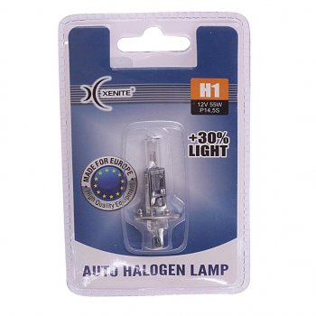 153 р. Лампа 12V H1 55W P14.5s +30% 3200К блистер (1шт.) XENITE XENITE 1007086  с доставкой в г. Воронеж. Увеличить фотографию 2