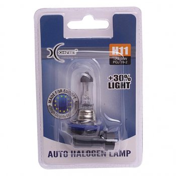 339 р. Лампа 12V H11 55W PGJ19-2 +30% 3200К блистер (1шт.) XENITE XENITE 1007087  с доставкой в г. Воронеж. Увеличить фотографию 2