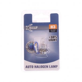 153 р. Лампа 12V H3 55W PK22s +30% 3200К блистер (1шт.) XENITE XENITE 1007088  с доставкой в г. Воронеж. Увеличить фотографию 1