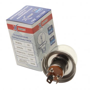 85 р. Лампа 12V R2 7570W P45t 3200К Standard XENITE XENITE 1007096  с доставкой в г. Воронеж. Увеличить фотографию 2