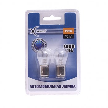 148 р. Лампа 12V P215W BAY15d 3200К блистер (2шт.) Long Life XENITE XENITE 1007116  с доставкой в г. Воронеж. Увеличить фотографию 1