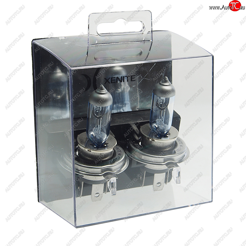 919 р. Лампа 12V H4 6055W P43t +100% 3600К бокс (2шт.) Premium XENITE XENITE 1007119  с доставкой в г. Воронеж