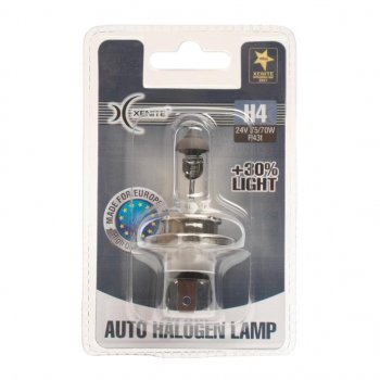 299 р. Лампа 24V H4 7570W P43t +30% 3200К блистер (1шт.) XENITE XENITE 1007136  с доставкой в г. Воронеж. Увеличить фотографию 1