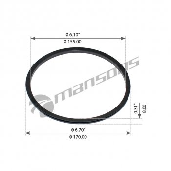 82 р. Сальник SCANIA P,G,R,T,4 series балансира MANSONS MANSONS 100.722.4  с доставкой в г. Воронеж. Увеличить фотографию 3