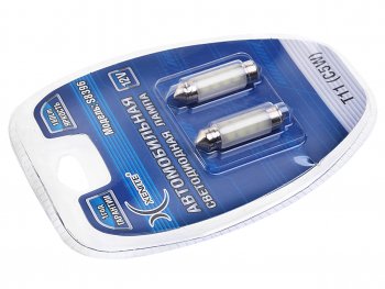 234 р. Лампа светодиодная 12V C5W SV8.5-8 блистер (2шт.) XENITE XENITE 1009325  с доставкой в г. Воронеж. Увеличить фотографию 2