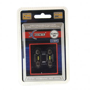 629 р. Лампа светодиодная 12V C5W SV8.5-8 31мм двухцокольная блистер (2шт.) XENITE XENITE 1009615  с доставкой в г. Воронеж. Увеличить фотографию 1