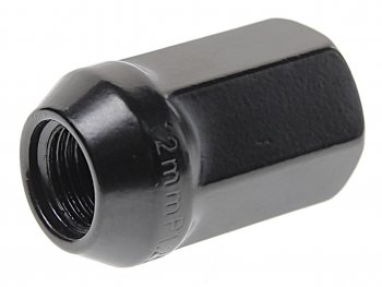 71 р. Гайка колеса М12х1.25х35 конус закрытая ключ 19мм черная RACING RACING 101081  с доставкой в г. Воронеж. Увеличить фотографию 2