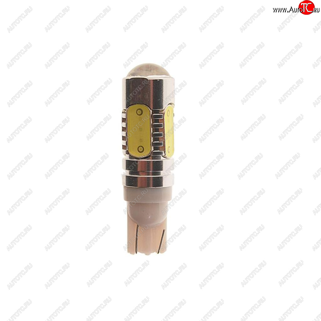 215 р. Лампа светодиодная 12V W5W T10 W2.1x9.5d 6000K 5 LED MEGAPOWER MEGAPOWER-AUTOMOTIVE 10114w  с доставкой в г. Воронеж