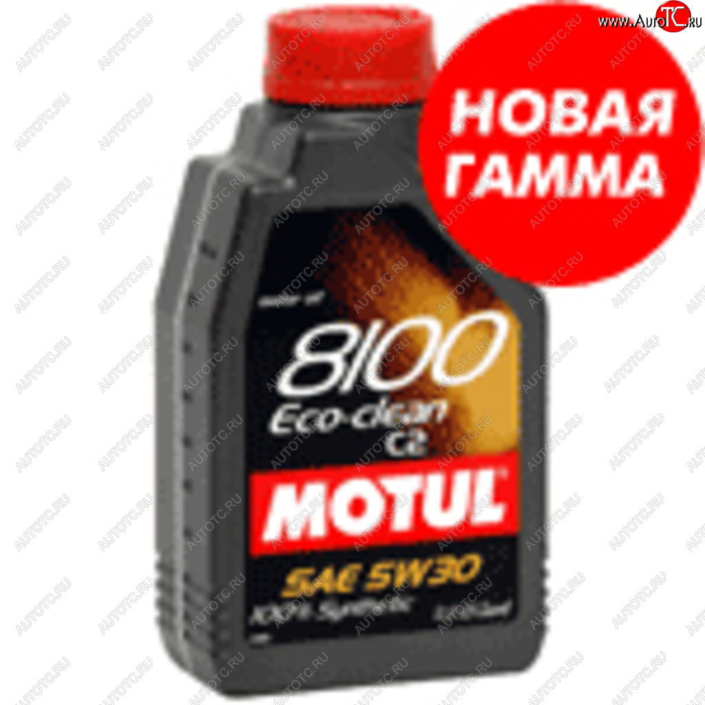 1 369 р. Масло моторное 8100 ECO-CLEAN C2 5W30 синт.1л MOTUL MOTUL 101542 MOTUL 101542  с доставкой в г. Воронеж